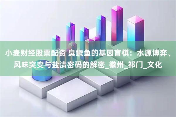 小麦财经股票配资 臭鳜鱼的基因盲棋：水源博弈、风味突变与盐渍密码的解密_徽州_祁门_文化